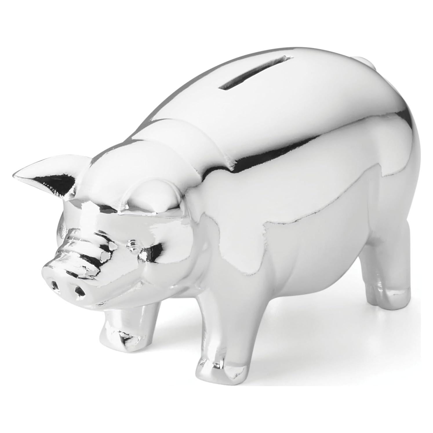 Alcancía Clásica Reed & Barton 894412 Cerdito Metálico