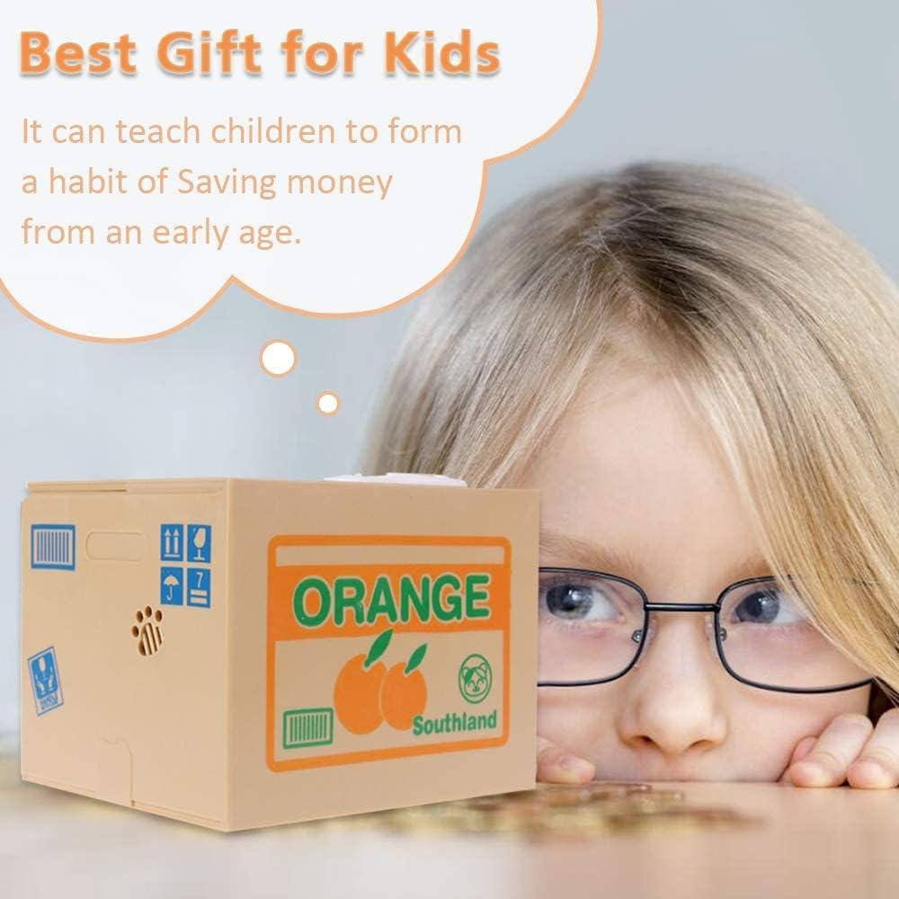 Barelove Kids Piggy Bank, ATM Coin Cash Money Counter Saving Can, Stealing Cute Panda Electronic Smart Voice Prompt Piggy Bank Safe Locks, Great Gift fot Boys & Girls (Panda)