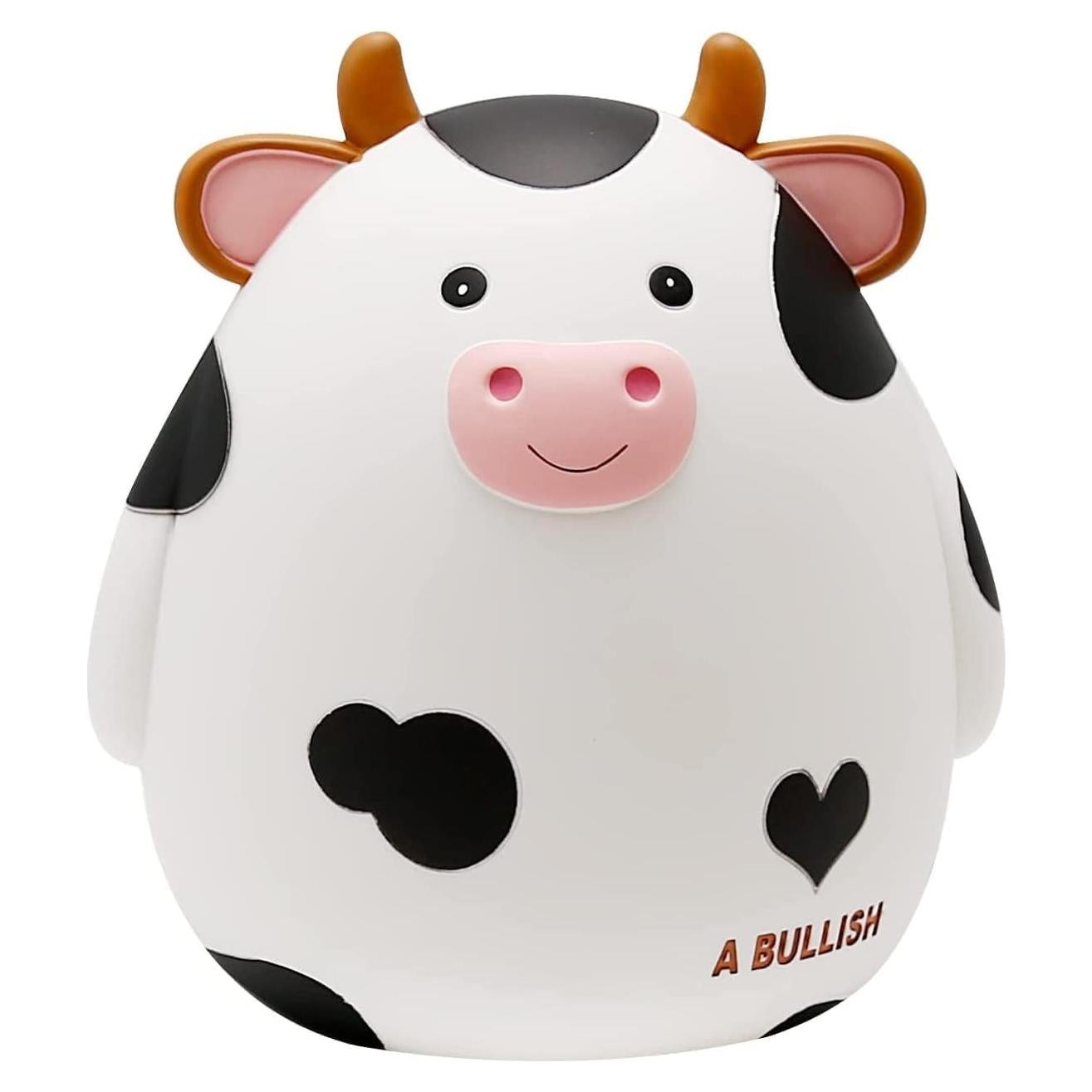 Alcancía de Vaca H&W - Irrompible para Niños 12.7x17.8cm