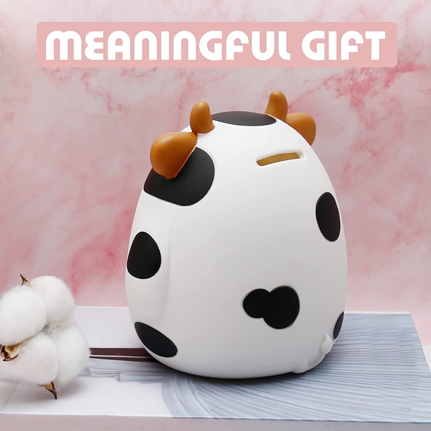 Alcancía de Vaca H&W - Irrompible para Niños 12.7x17.8cm