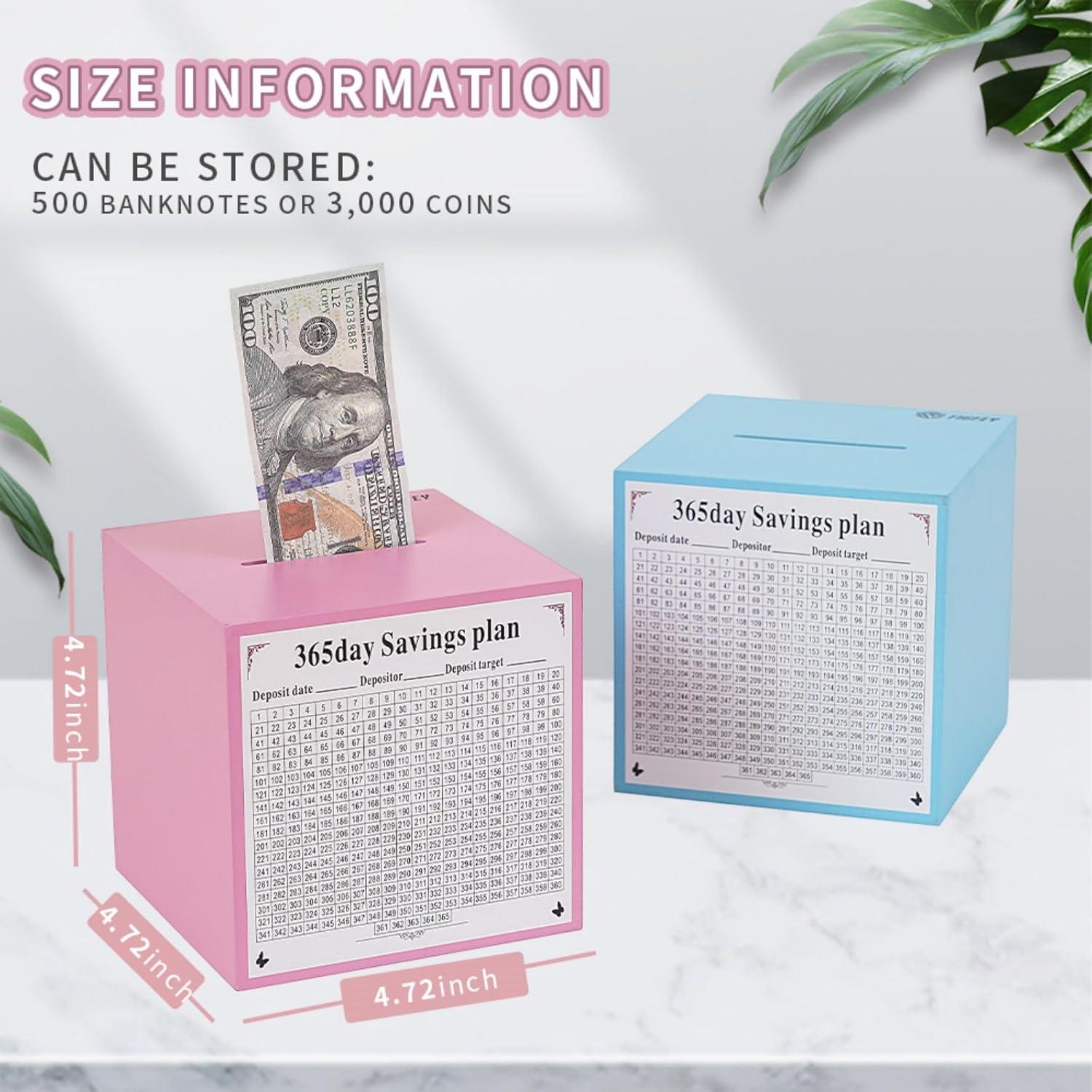 Hucha de Madera Rosa Shandong Chuangxin 11.94 cm para Ahorros