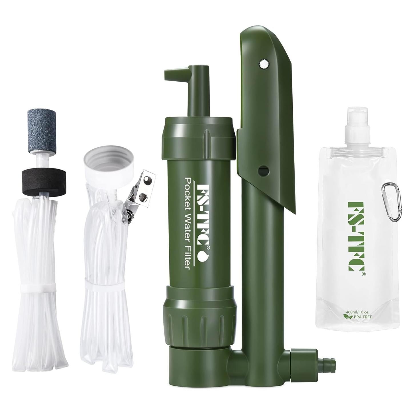 Filtro de Agua Pocket FS-TFC 0.01 Micrones para Camping