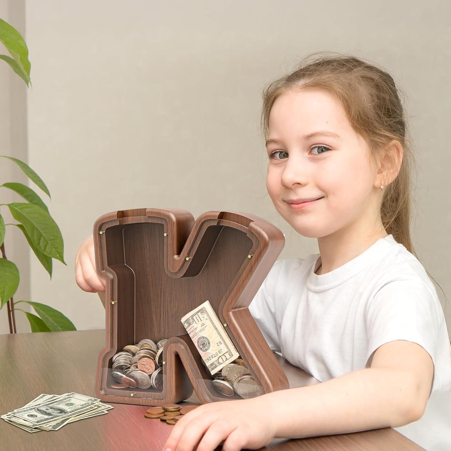 Alcancía de Madera Personalizada Summidate para Niños 22.86 cm