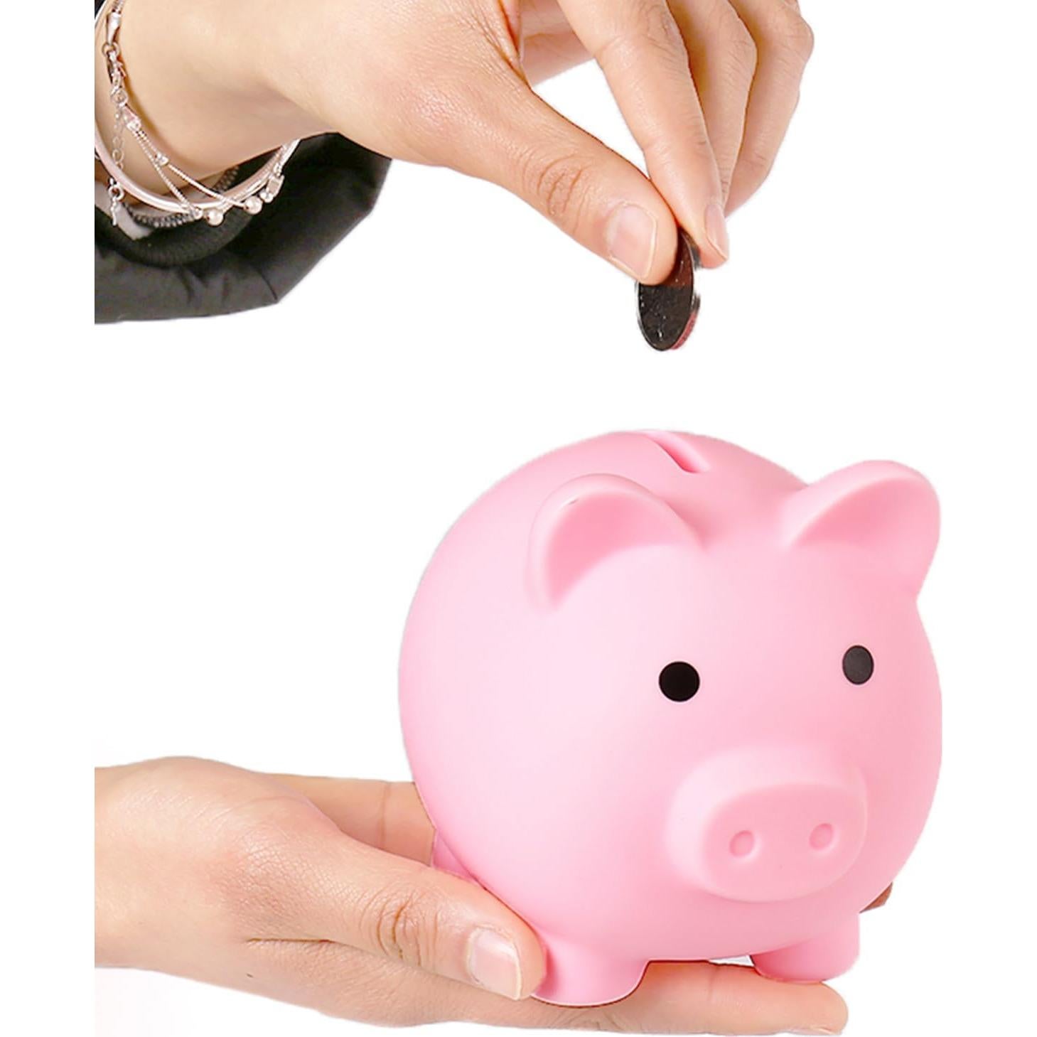 Hucha Irrompible PandaEar Rosa para Niños - Ahorra Dinero