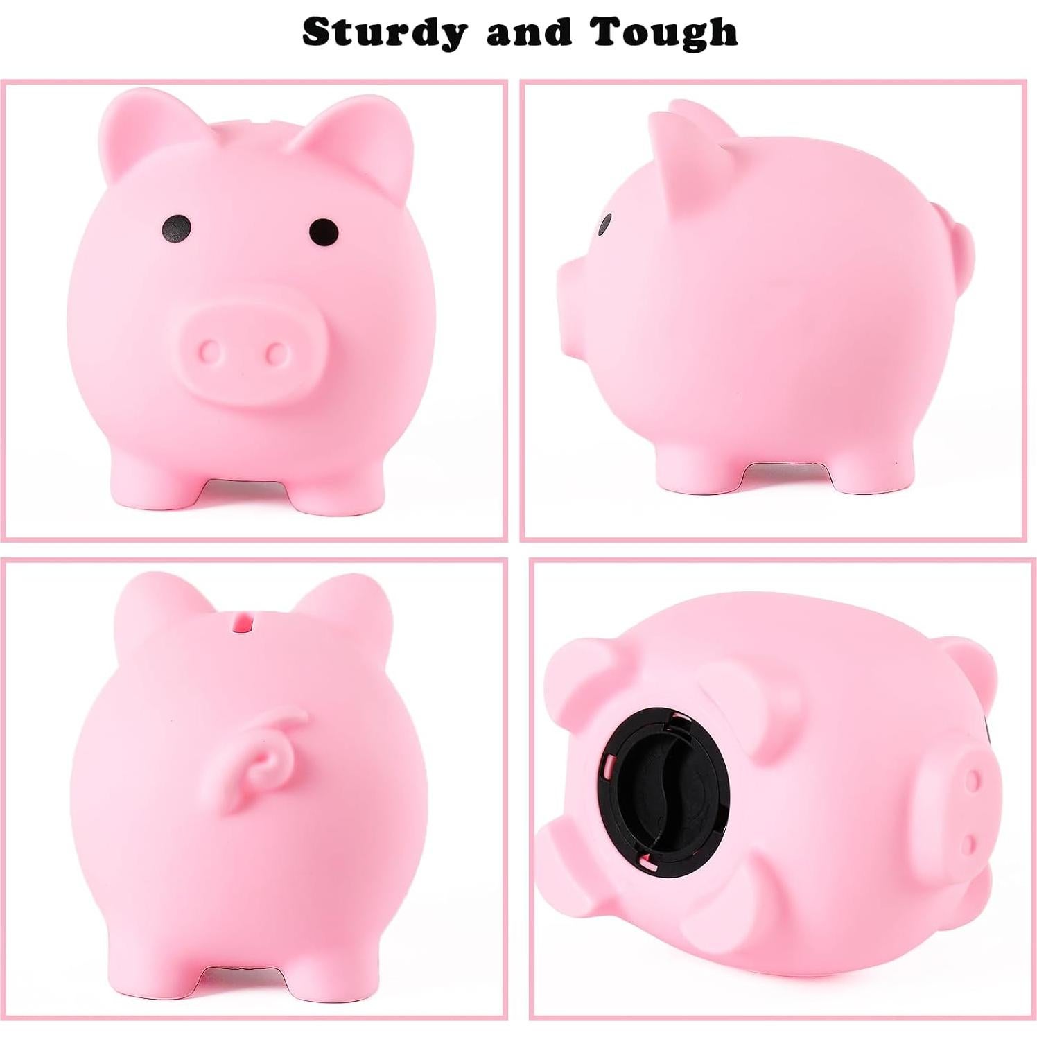 Hucha Irrompible PandaEar Rosa para Niños - Ahorra Dinero