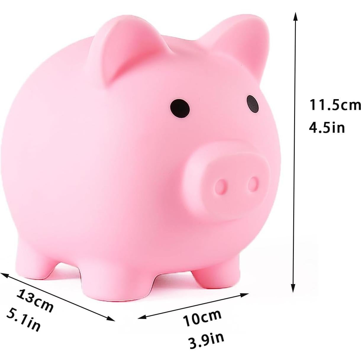 Hucha Irrompible PandaEar Rosa para Niños - Ahorra Dinero