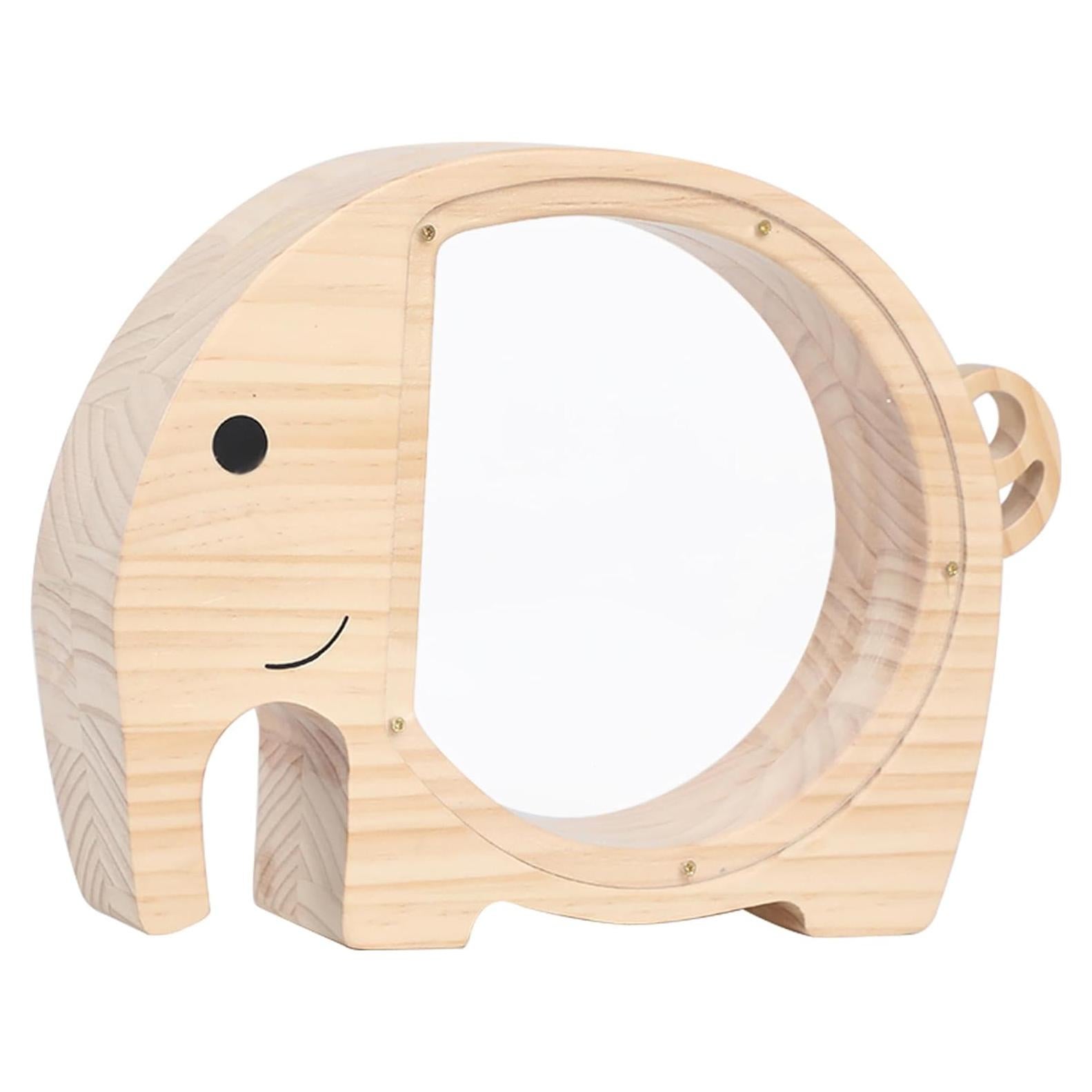 Alcancía de Madera Natural CMBCCNBS 25.4x21 cm para Niños