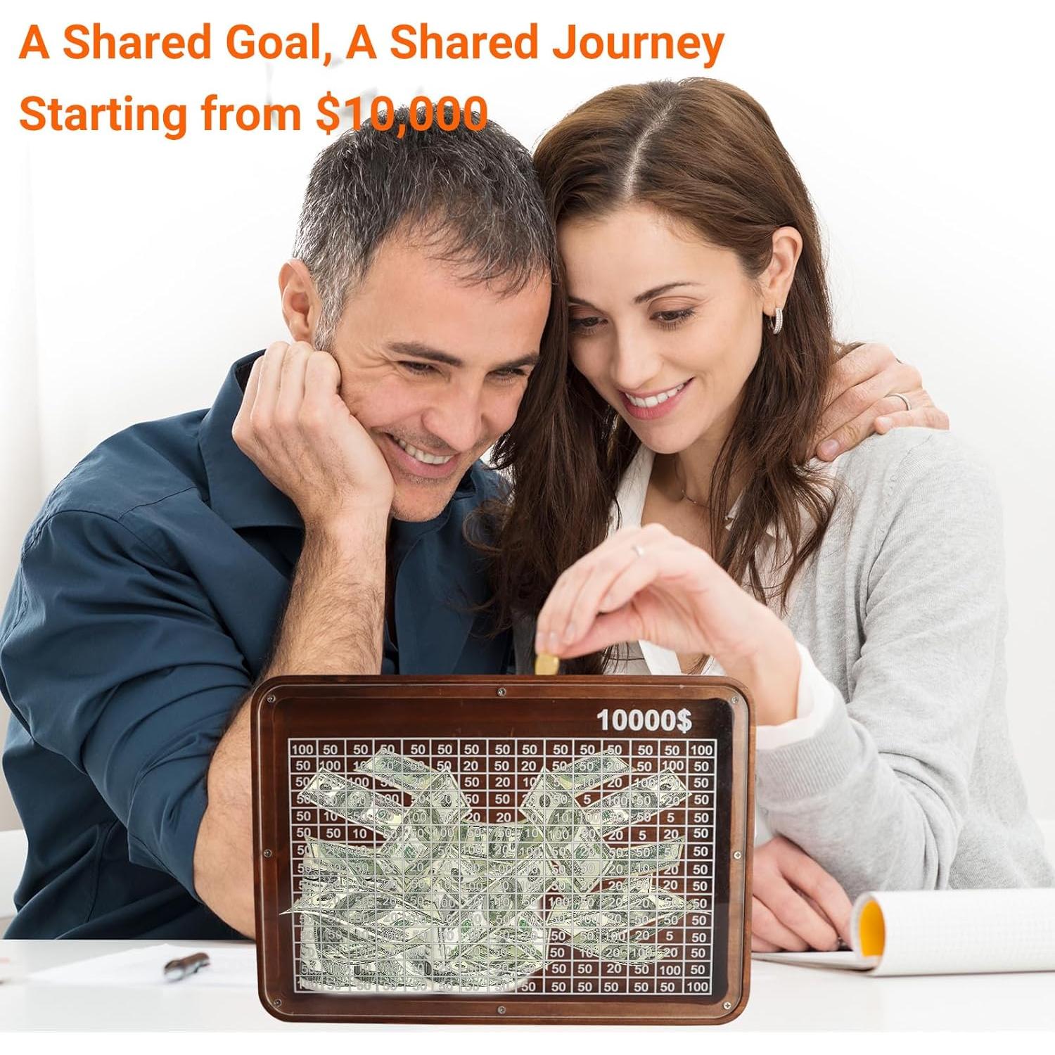 Hucha de Ahorro de Madera 10000 Zhuji - Caja Segura