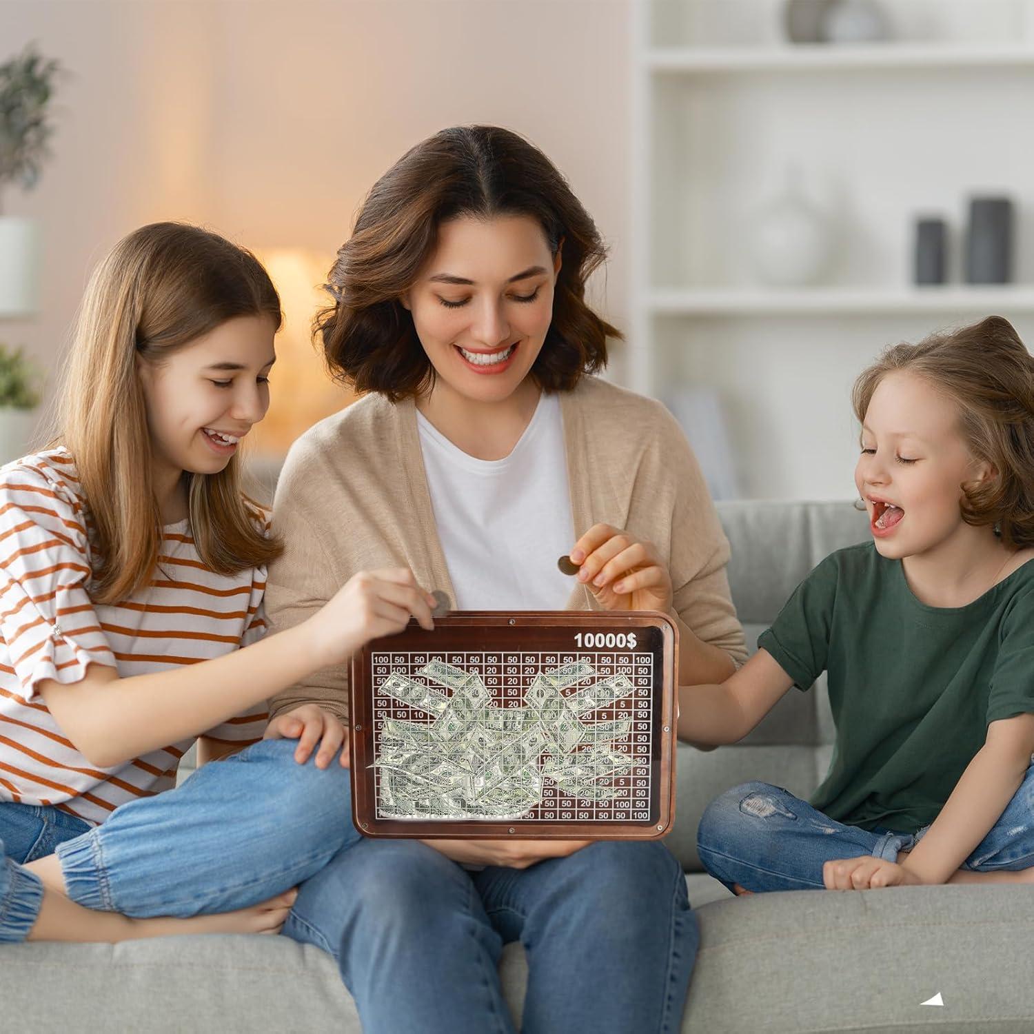 Hucha de Ahorro de Madera 10000 Zhuji - Caja Segura