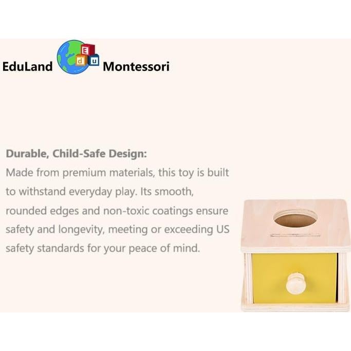 Banco de Ahorros EduLand 2 en 1 Montessori para Niños 3-6 Años