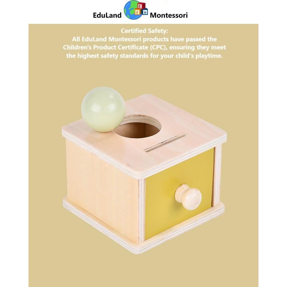 Banco de Ahorros EduLand 2 en 1 Montessori para Niños 3-6 Años