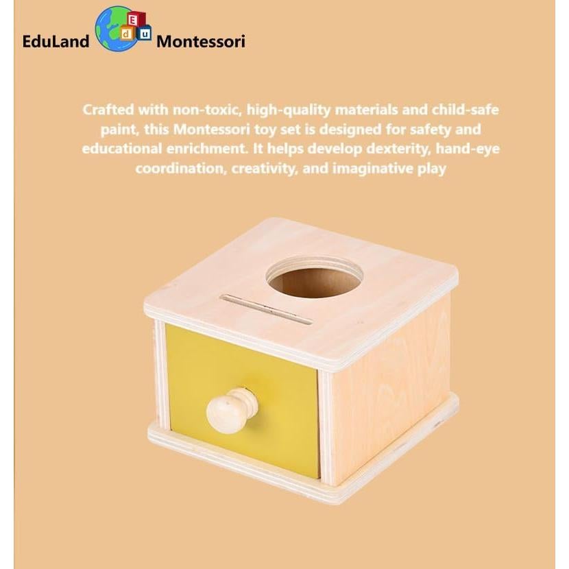 Banco de Ahorros EduLand 2 en 1 Montessori para Niños 3-6 Años