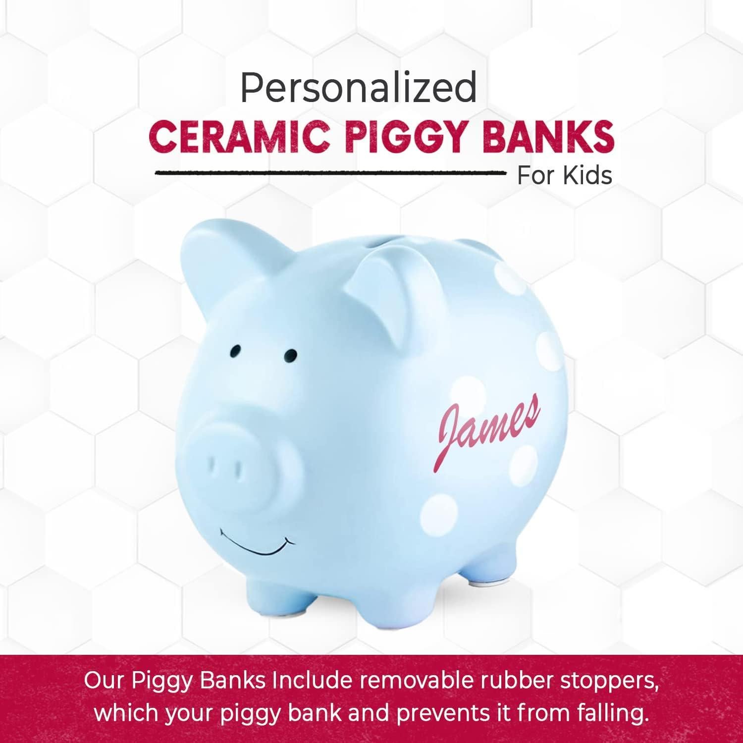 Banco de Cerámica Personalizado Pasi&oacute;n Personalizada - Azul