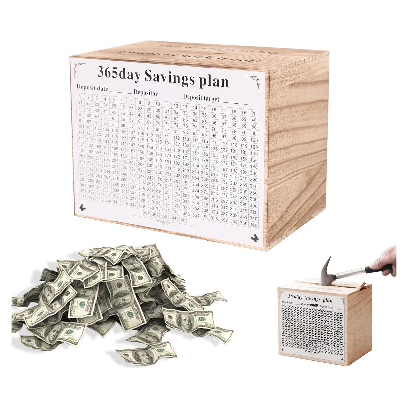 Hucha de Madera Irrompible Shandongchuangxin 25x15x18 cm