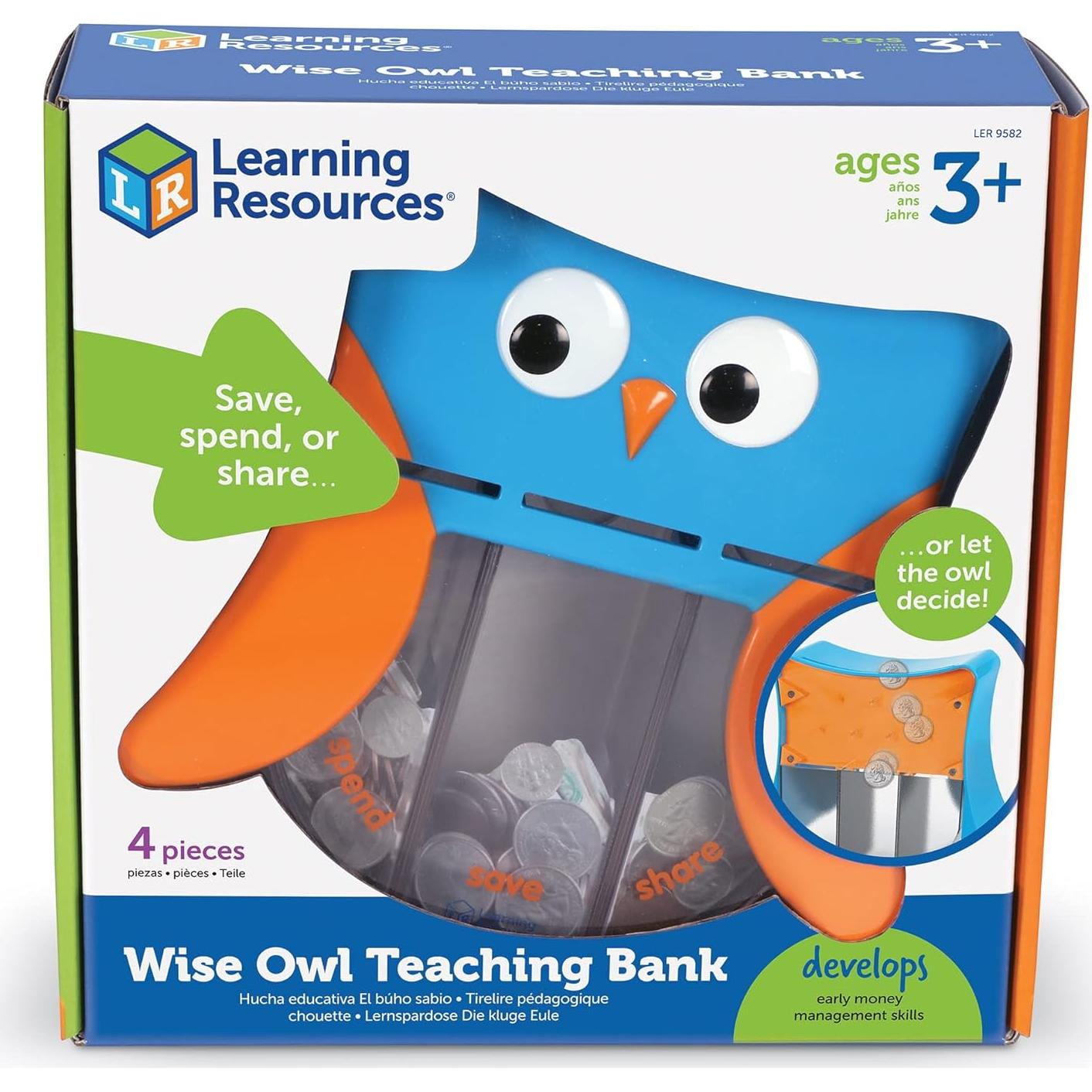 Banco de Enseñanza Búho Sabio Learning Resources - Juguete Educativo