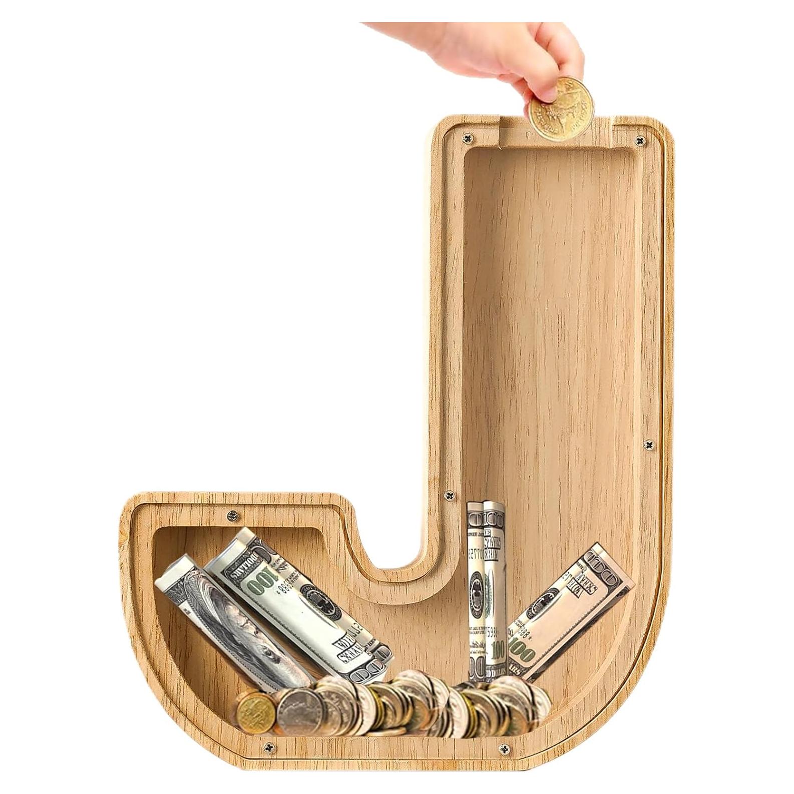 Banca de Cerdo Bemaystar 22.86 cm para Niños con Letras