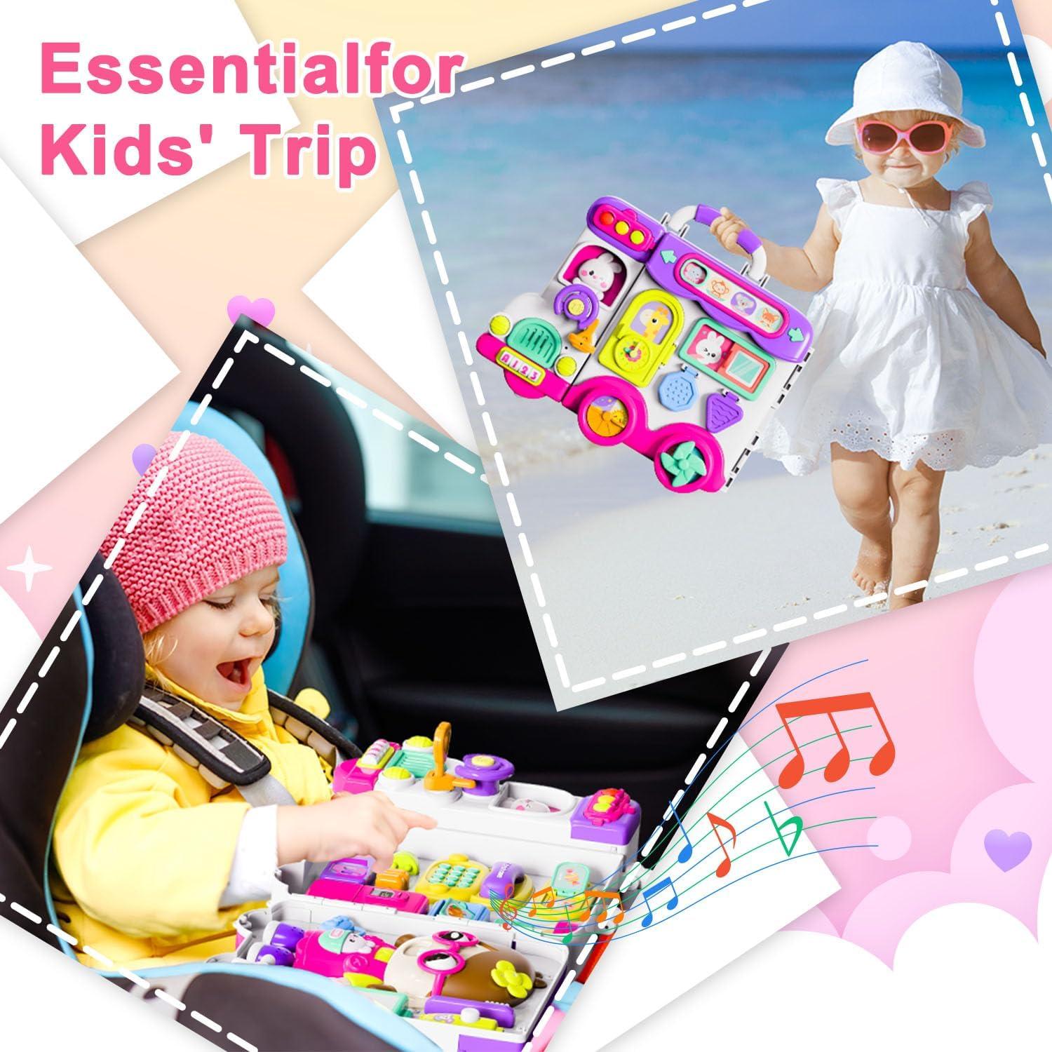 Tablero Ocupado Montessori VOILBTOY 54 en 1 para Niños 1-3 Años