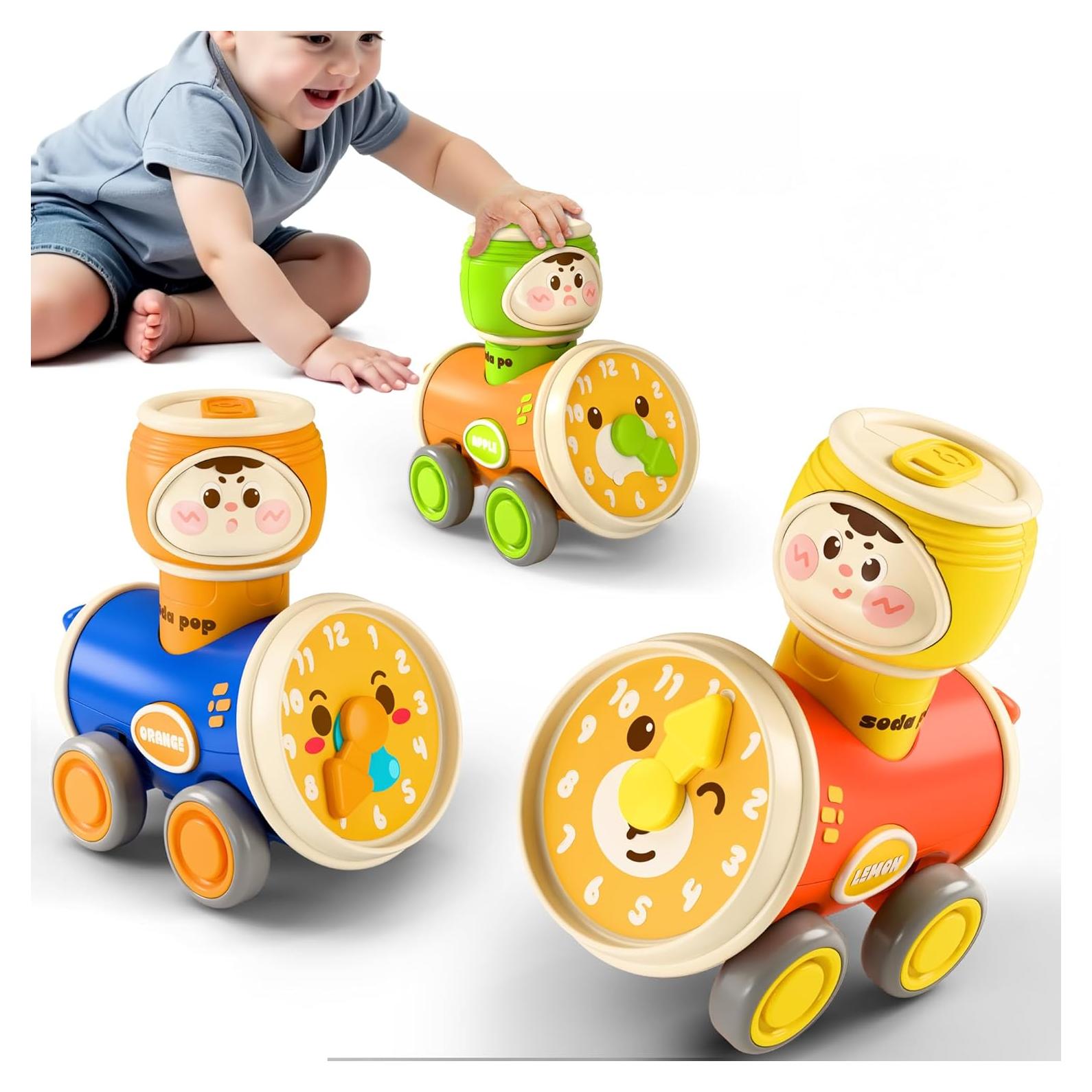 Conjunto de Juguetes de Coche iPlay, iLearn para Niños 1-3 Años