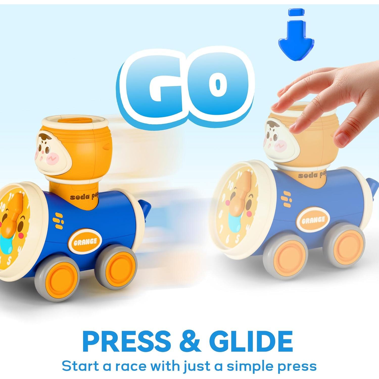 Conjunto de Juguetes de Coche iPlay, iLearn para Niños 1-3 Años