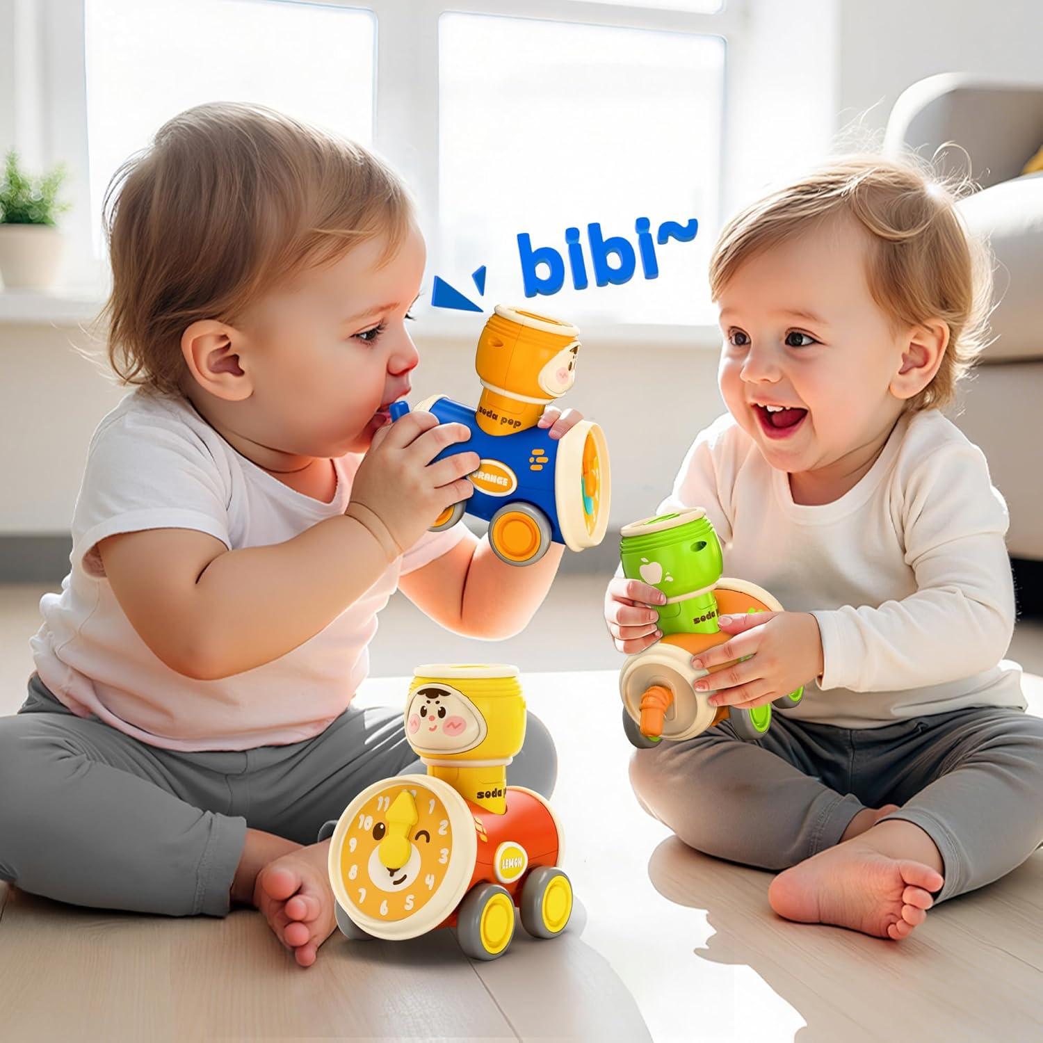 Conjunto de Juguetes de Coche iPlay, iLearn para Niños 1-3 Años