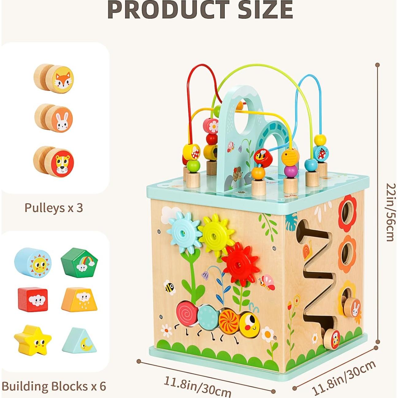 Centro de Actividades OOOK para Bebés 5 en 1 - Juguete Montessori