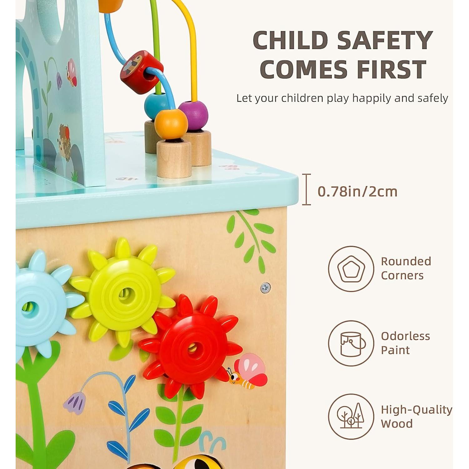 Centro de Actividades OOOK para Bebés 5 en 1 - Juguete Montessori