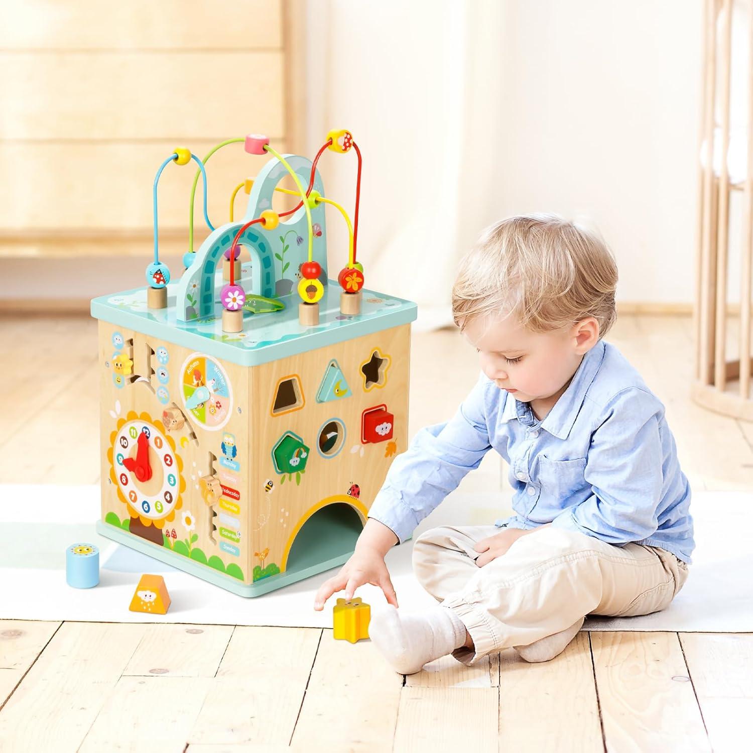 Centro de Actividades OOOK para Bebés 5 en 1 - Juguete Montessori