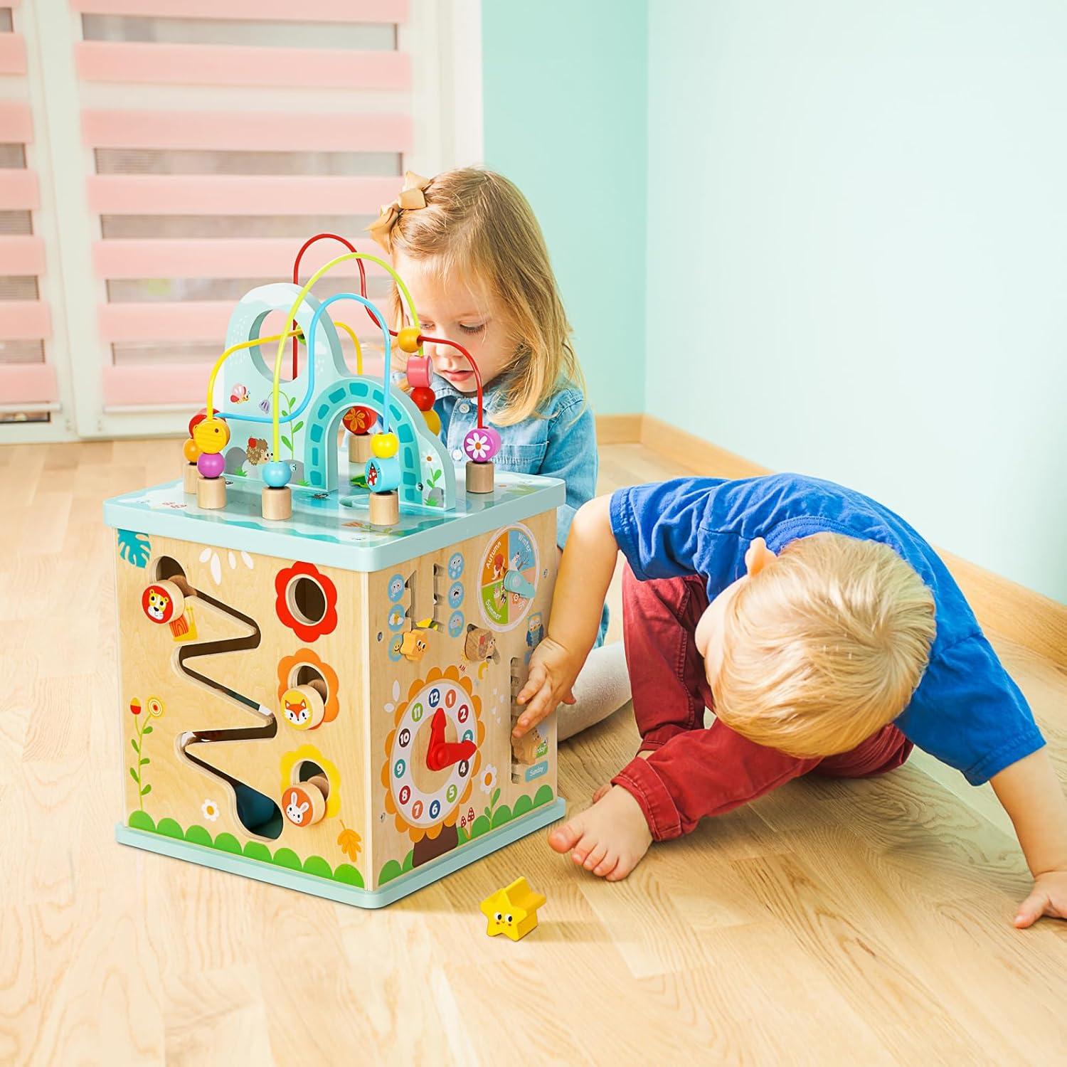 Centro de Actividades OOOK para Bebés 5 en 1 - Juguete Montessori