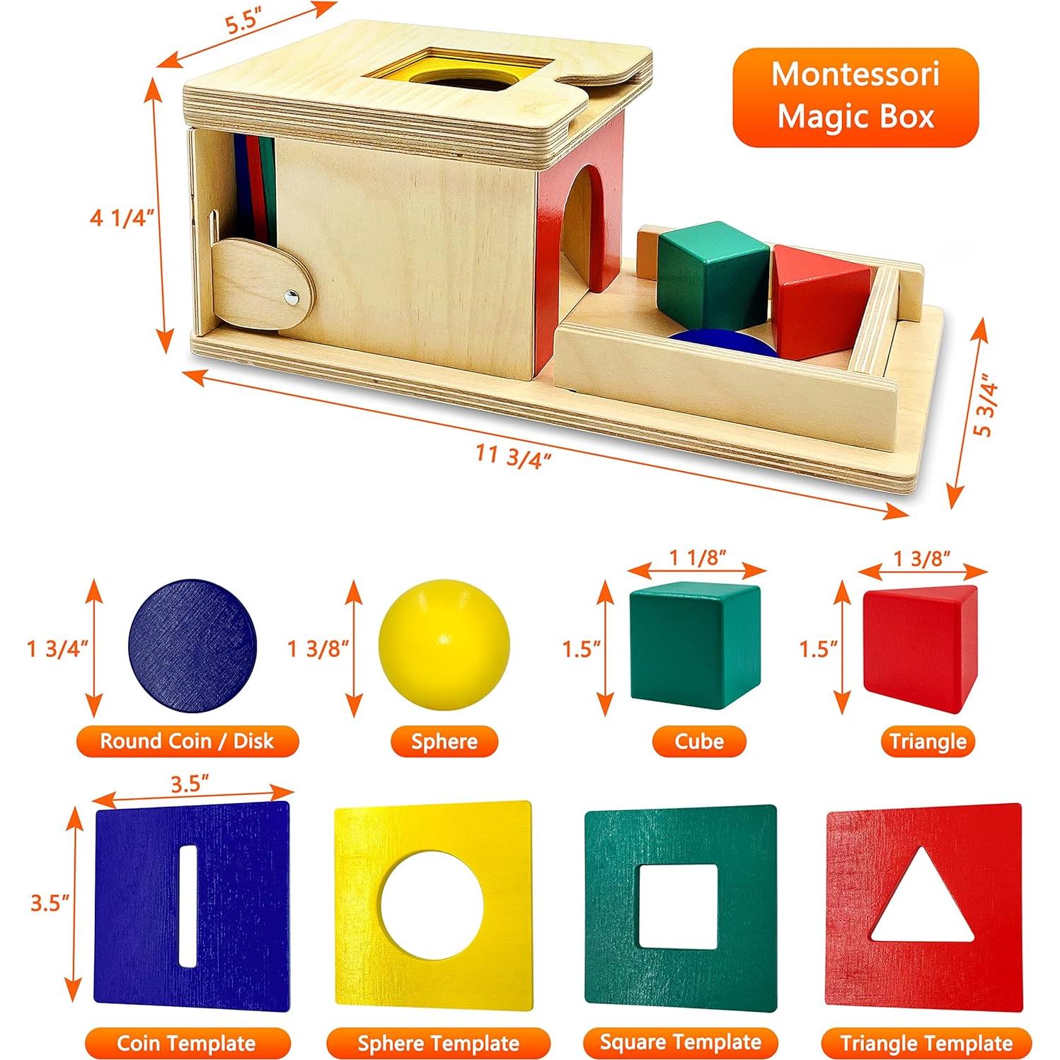 Clasificador de Formas de Madera Montessori Templeton 0.89 kg