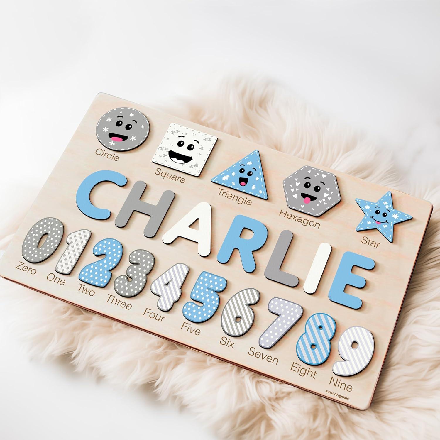 Rompecabezas de Nombre Personalizado Zuzu Puzzle - Madera Educativo