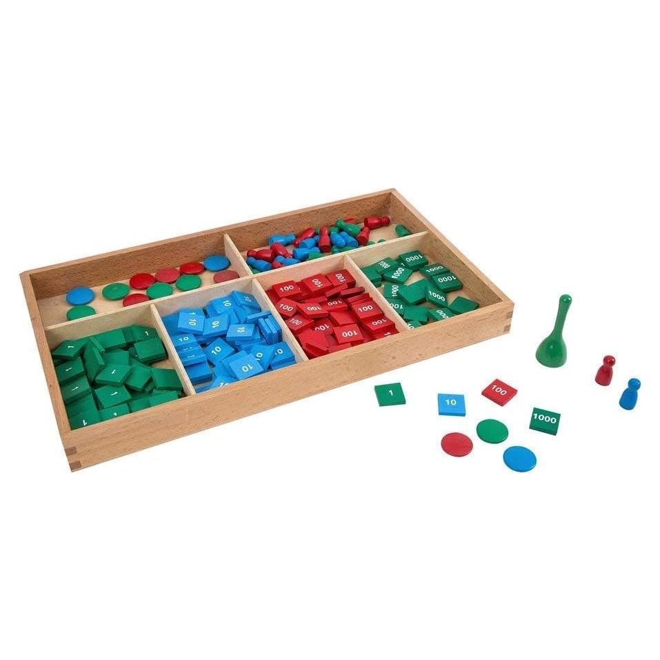 Juego de Sellos Montessori Leader Joy - Aprendizaje Matemático