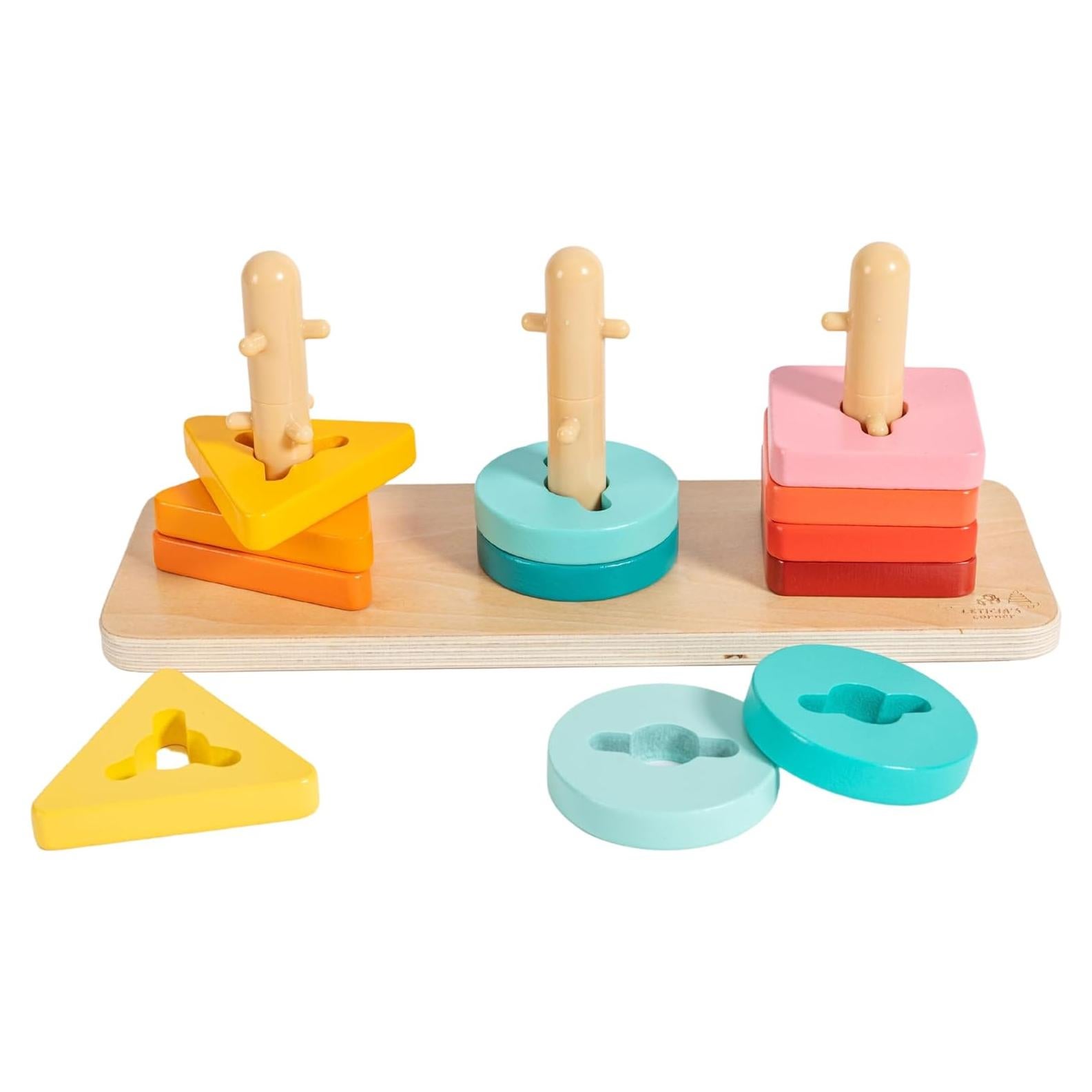 Juguete Educativo Montessori Rincón de Leticia - Clasificación de Formas y Colores