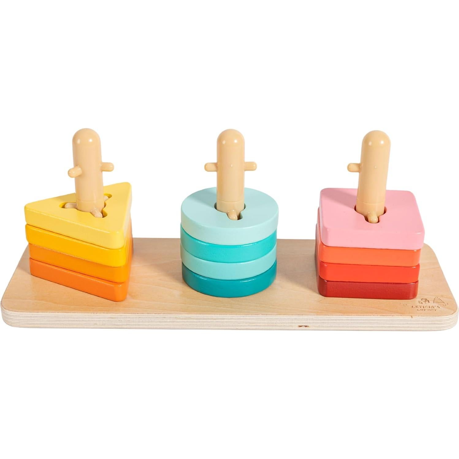 Juguete Educativo Montessori Rincón de Leticia - Clasificación de Formas y Colores