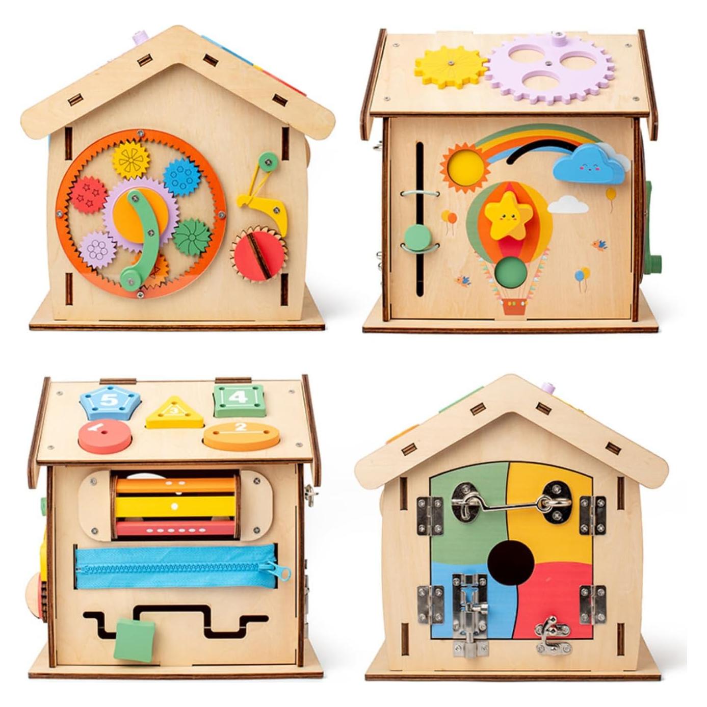 Casa Montessori de Madera Gudong para Niños 1 kg Juguete Educativo