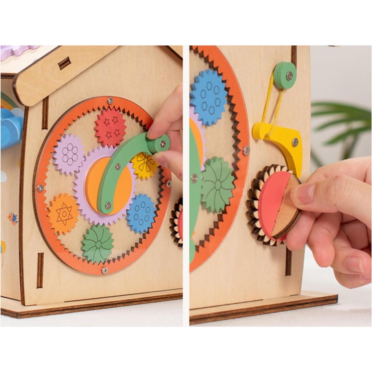 Casa Montessori de Madera Gudong para Niños 1 kg Juguete Educativo