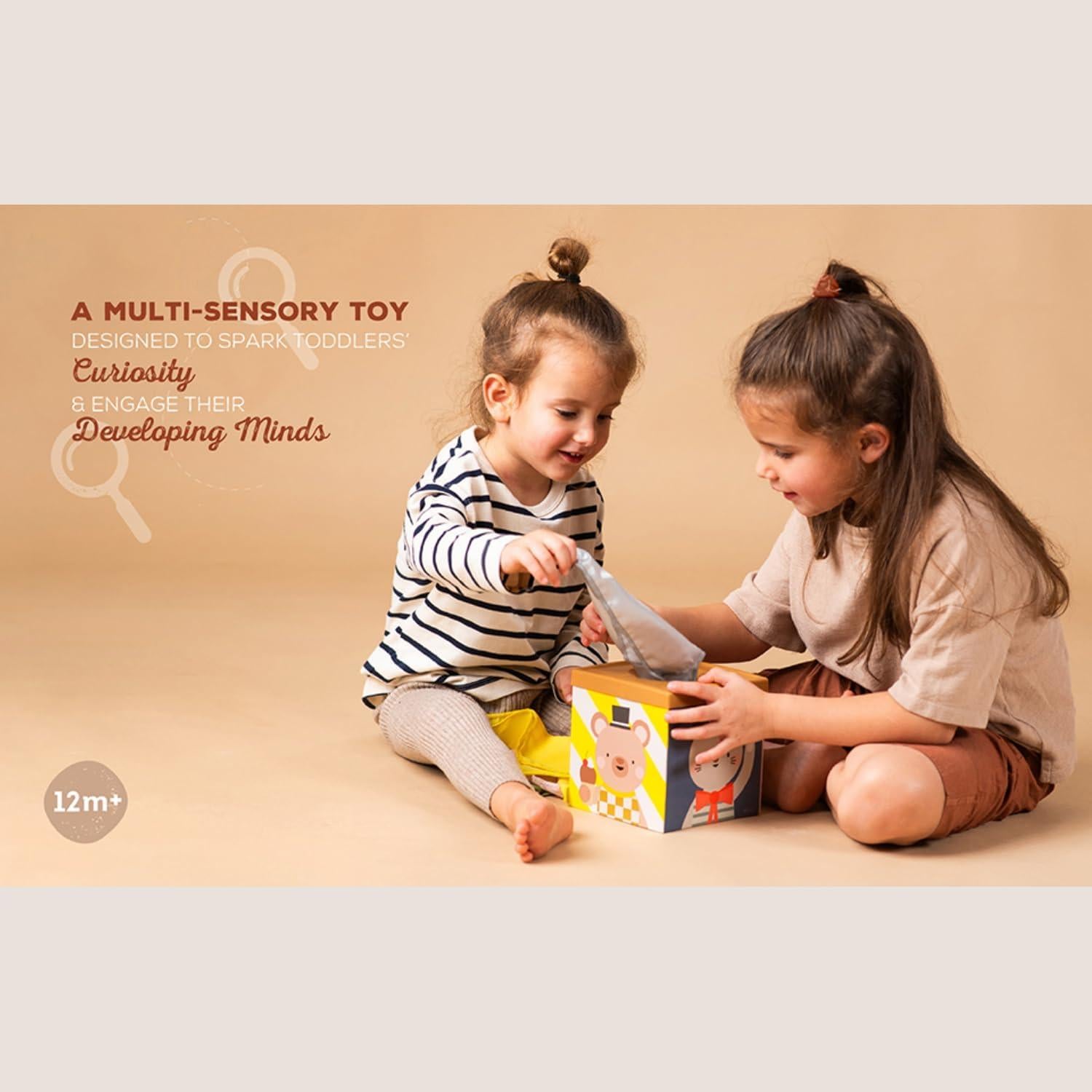 Cubo de Actividades Montessori Taf Toys 16 Piezas para Bebés