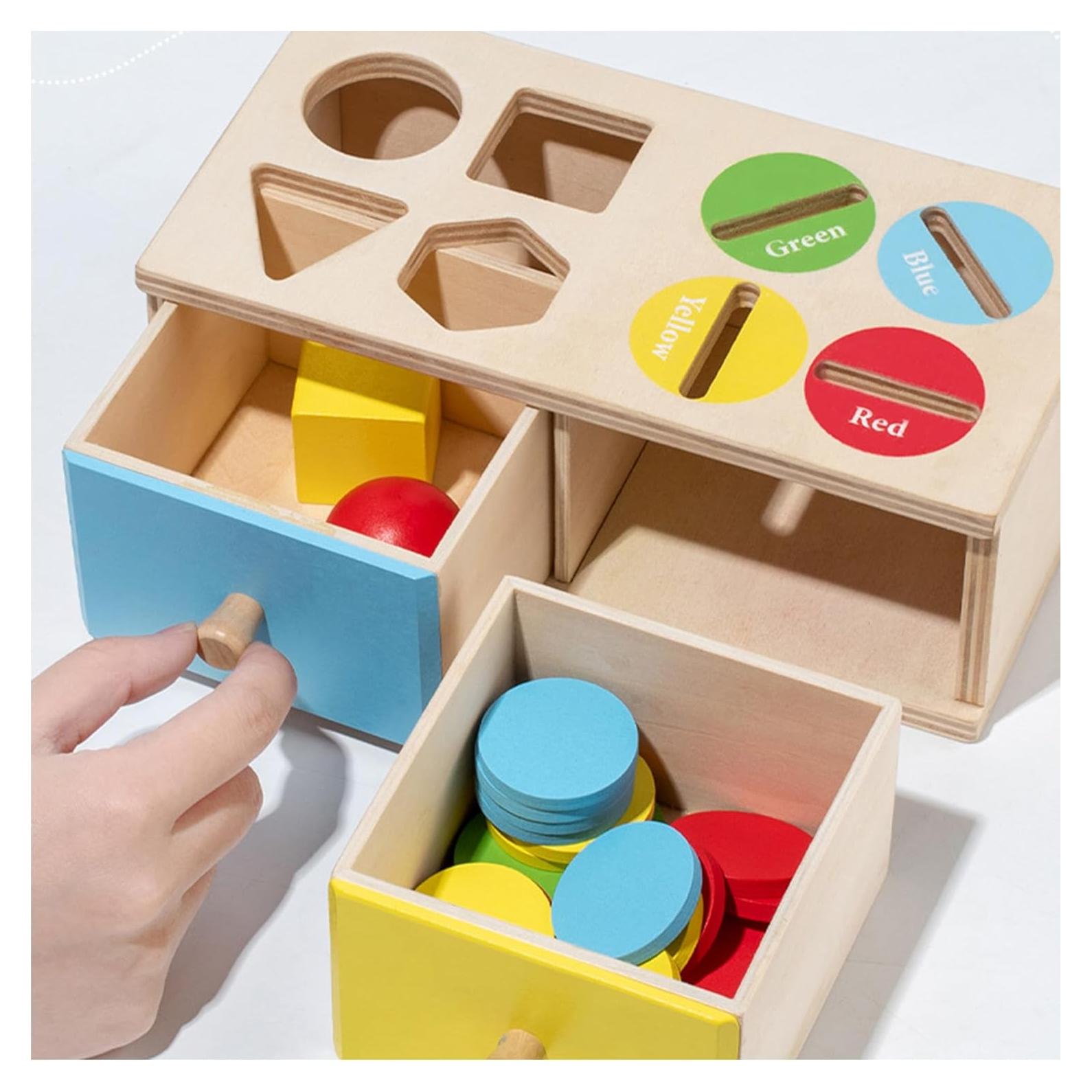 Juguetes Montessori Biottro - Clasificador de Formas y Colores