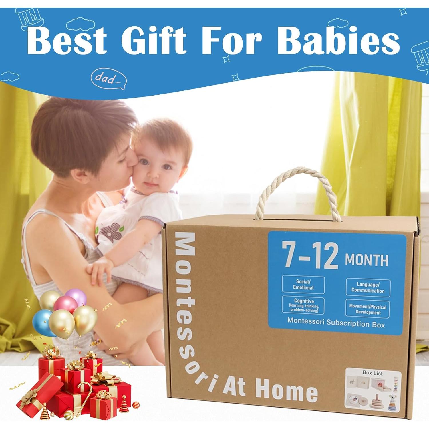 Set de Juguetes Montessori para Bebés 7-12 Meses - Leader Joy