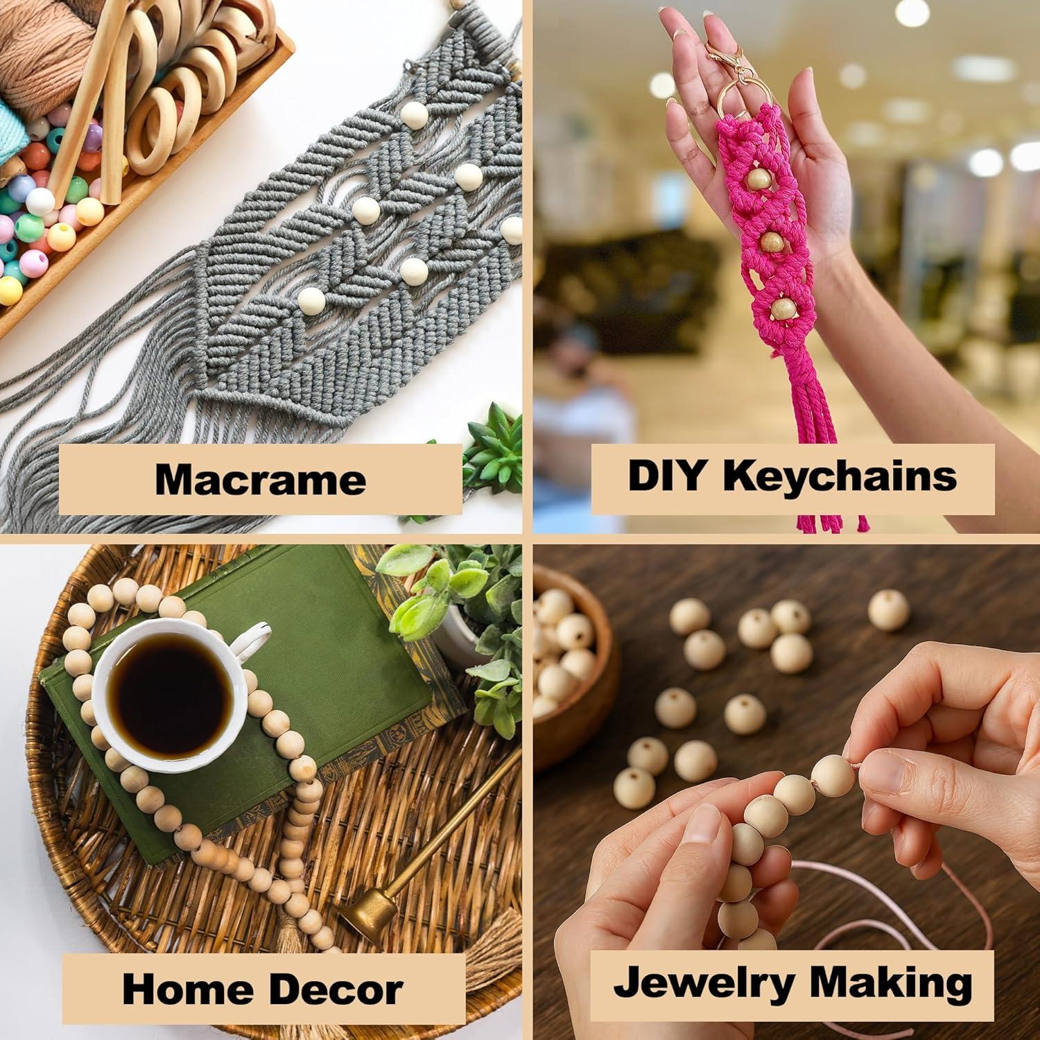 Bolas de Madera Redondas Mandala Crafts 1105 para Manualidades