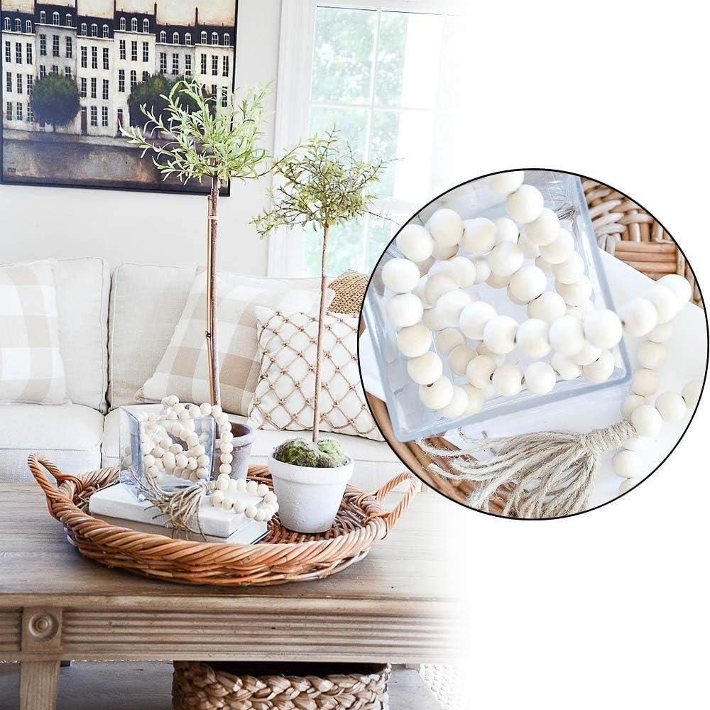 Perlas de Madera Natural 14mm Hagao - 200 Piezas para Manualidades