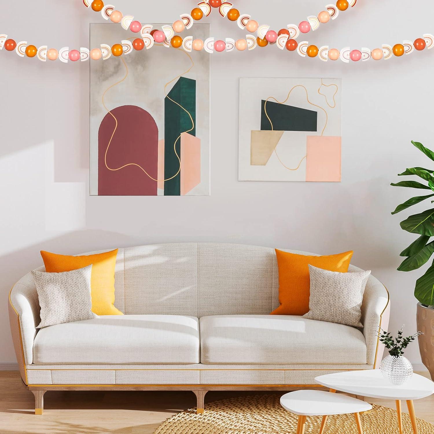 Perlas de Madera Arcoíris Waydress 200 Pcs para DIY Joyería