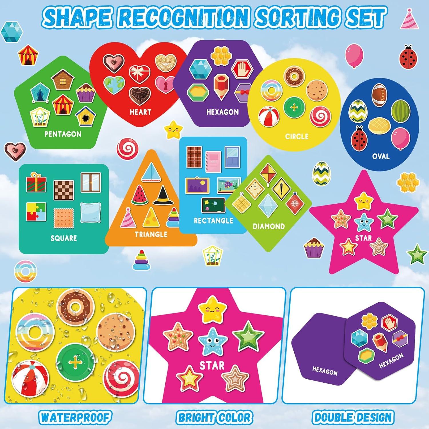 Juego de Clasificación de Formas Halloscume 70 Piezas para Niños