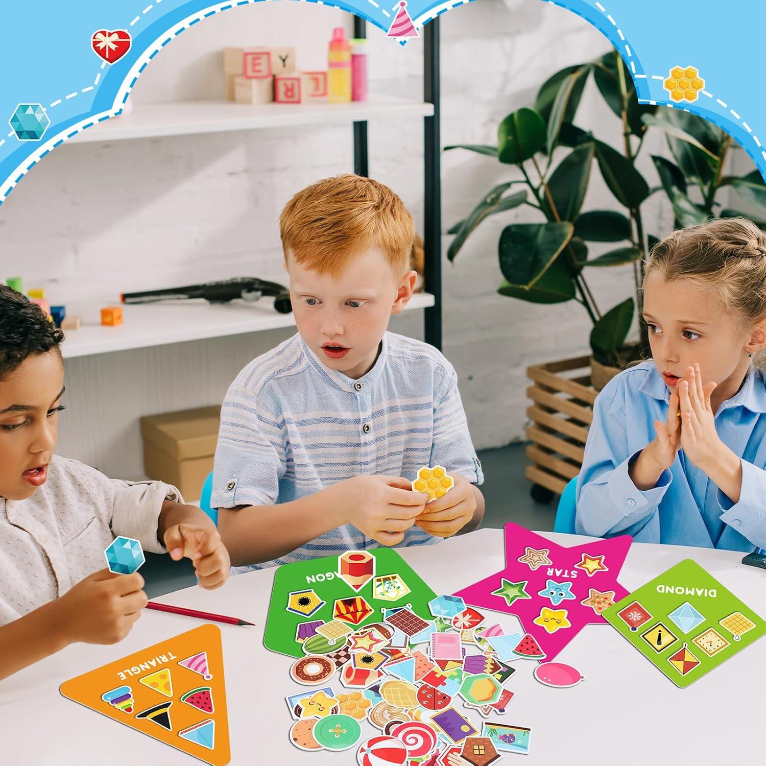 Juego de Clasificación de Formas Halloscume 70 Piezas para Niños