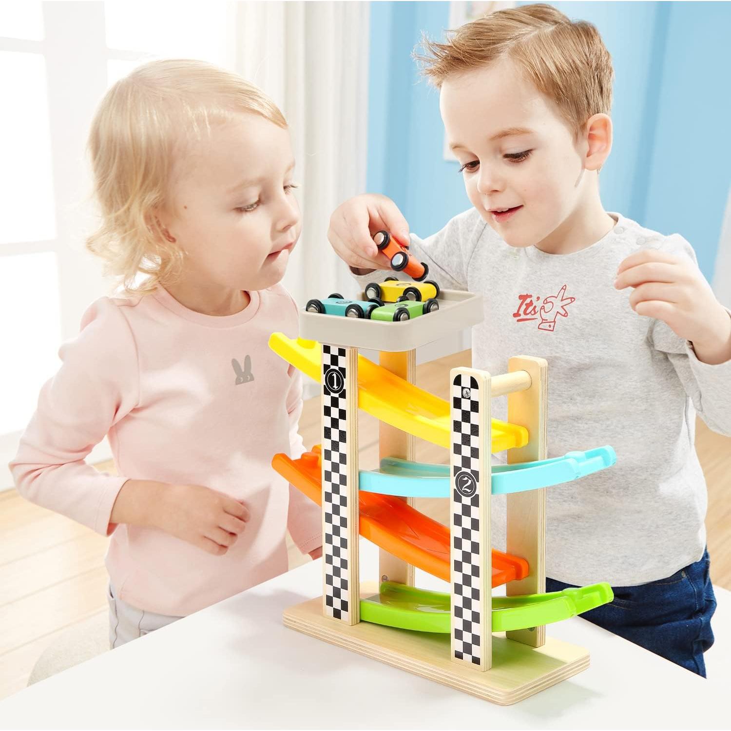 Juguete Montessori Pista de Carretera TOP BRIGHT 3-en-1