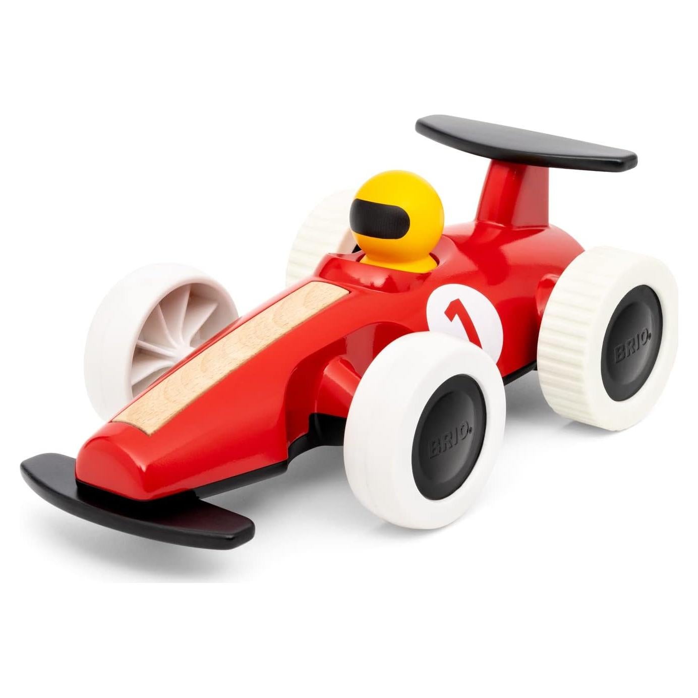 Coche de Carreras de Retroceso BRIO - Juguete de Madera 21x11.6cm