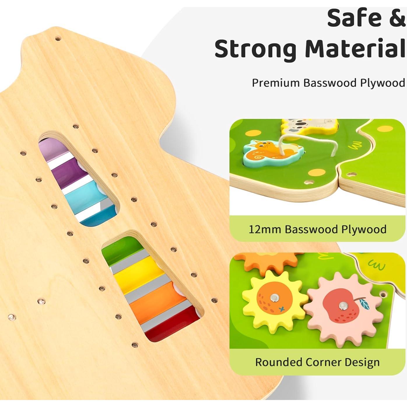 Panel Sensorial de Pared OOOK Tree Montessori 4 Actividades