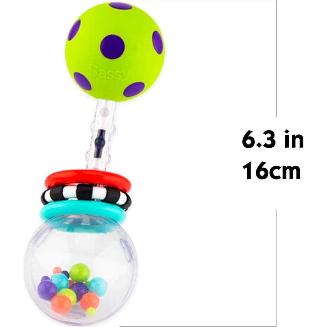 Sonajero Brillante Giratorio Sassy 1 Cuenta 90.7g