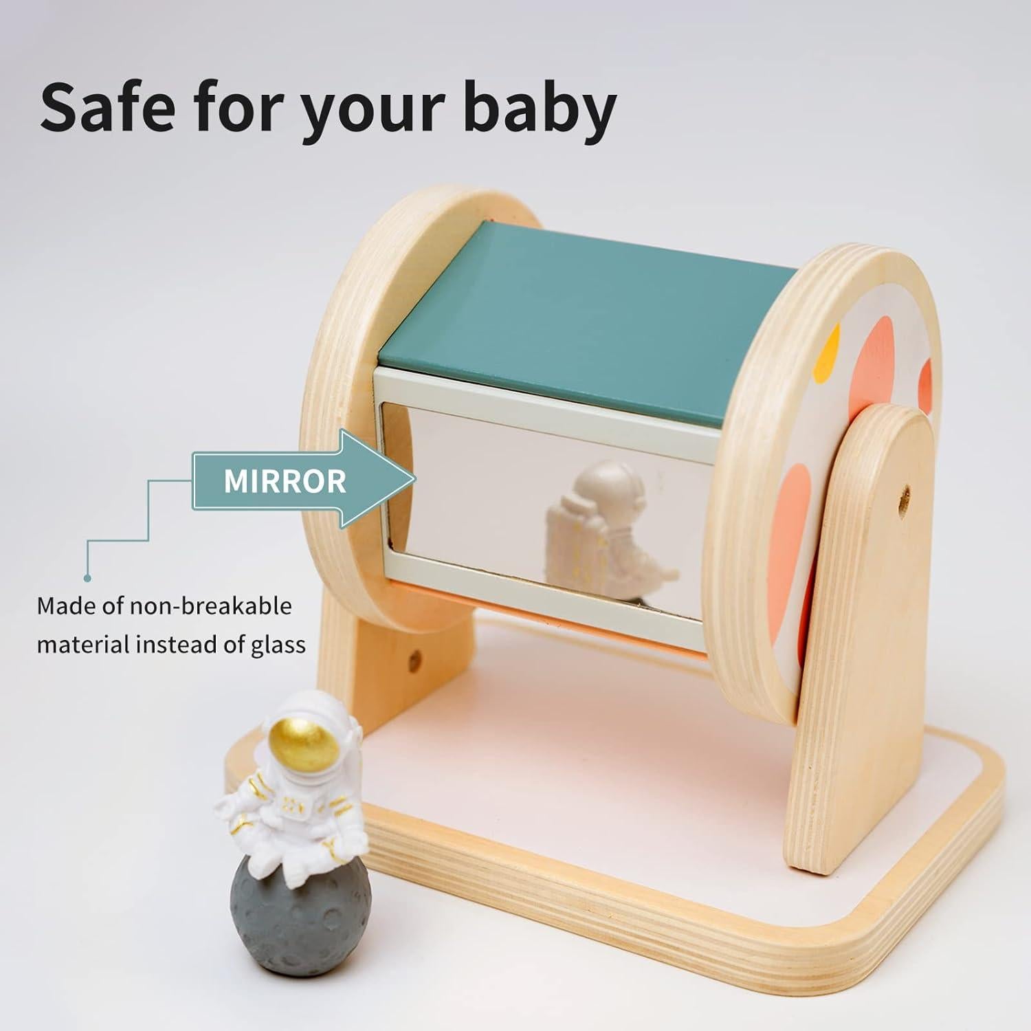 Tambor Giratorio Montessori Twefex + Rastreador de Pelotas