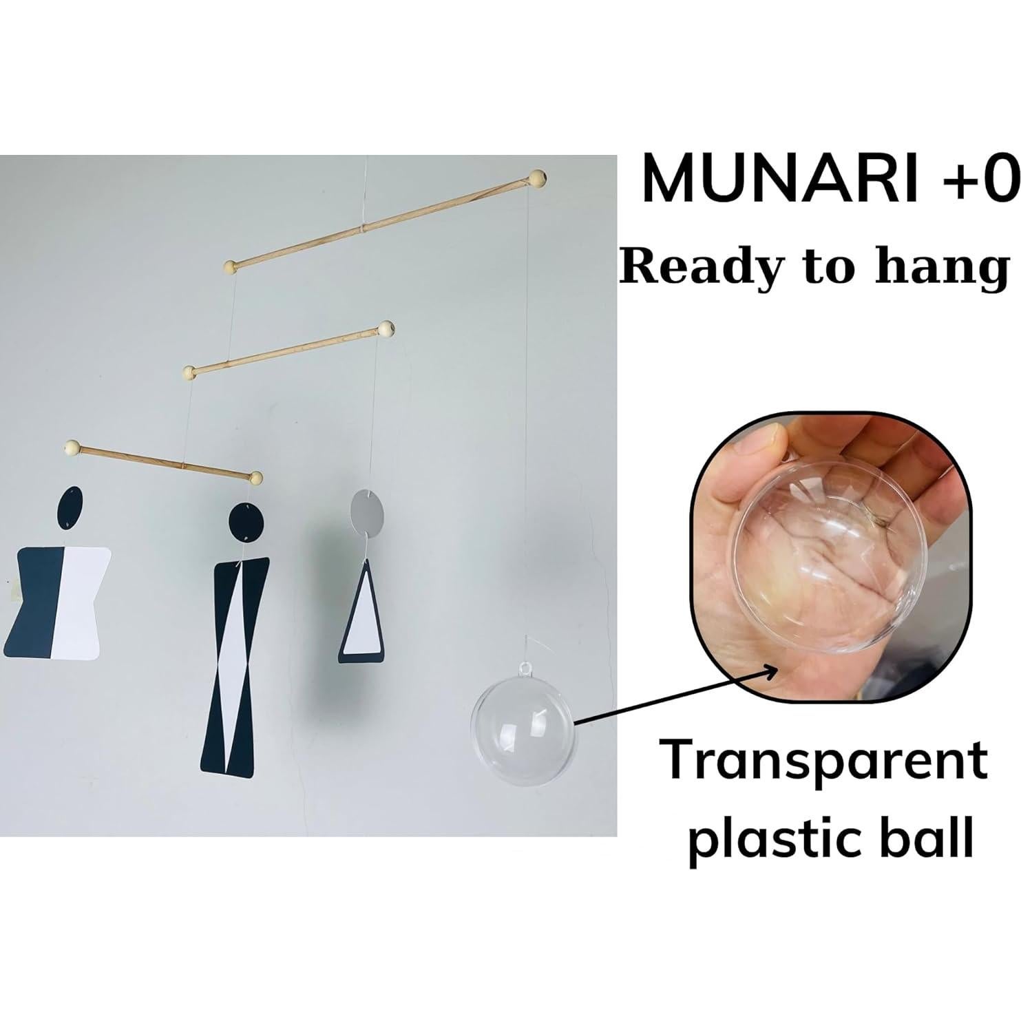 Móvil Montessori 4 en 1 - Munari, Gobbi, Octaedro y Bailarines