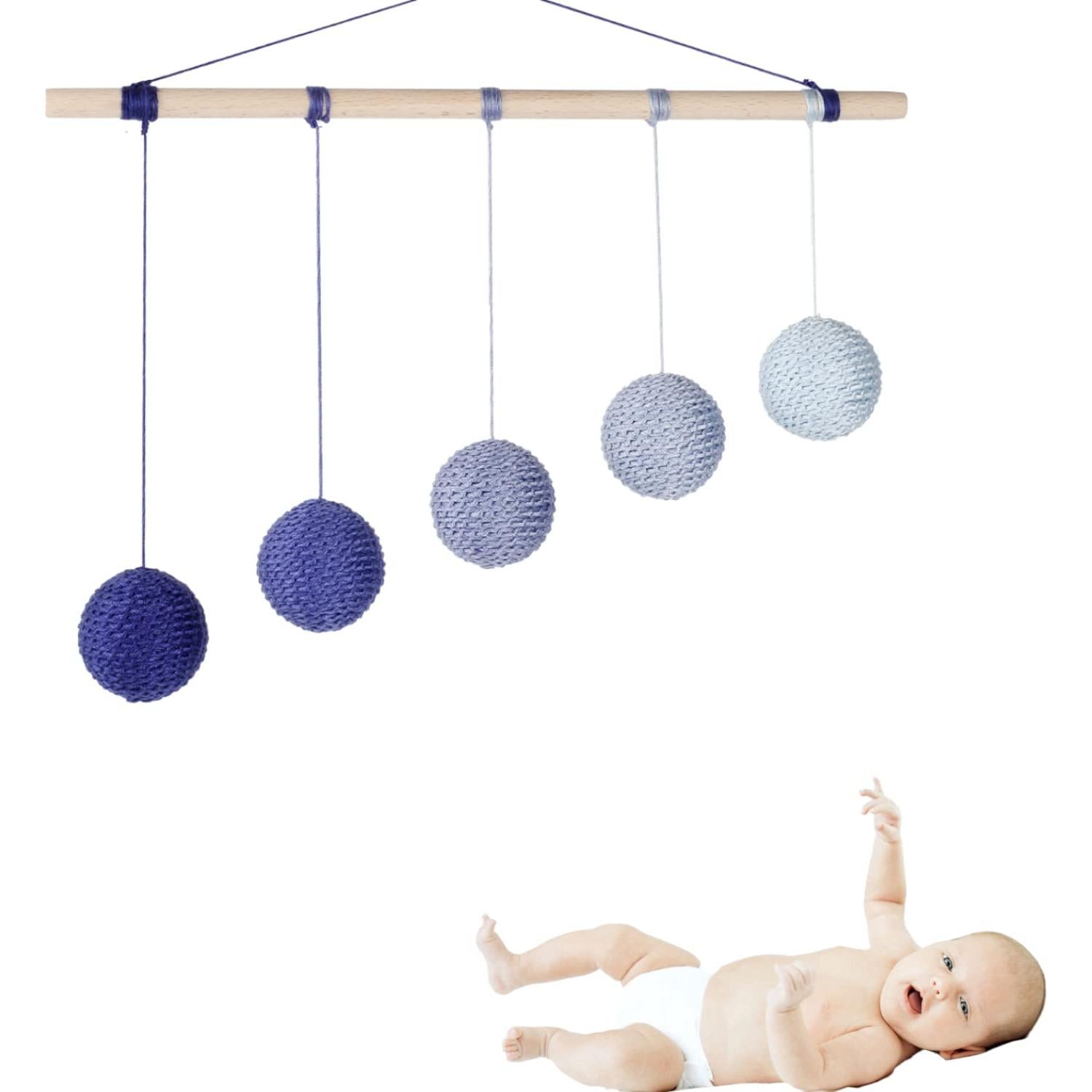 Juego de Móviles Montessori 4 Piezas - Munari, Gobbi, Octaedro, Dancer